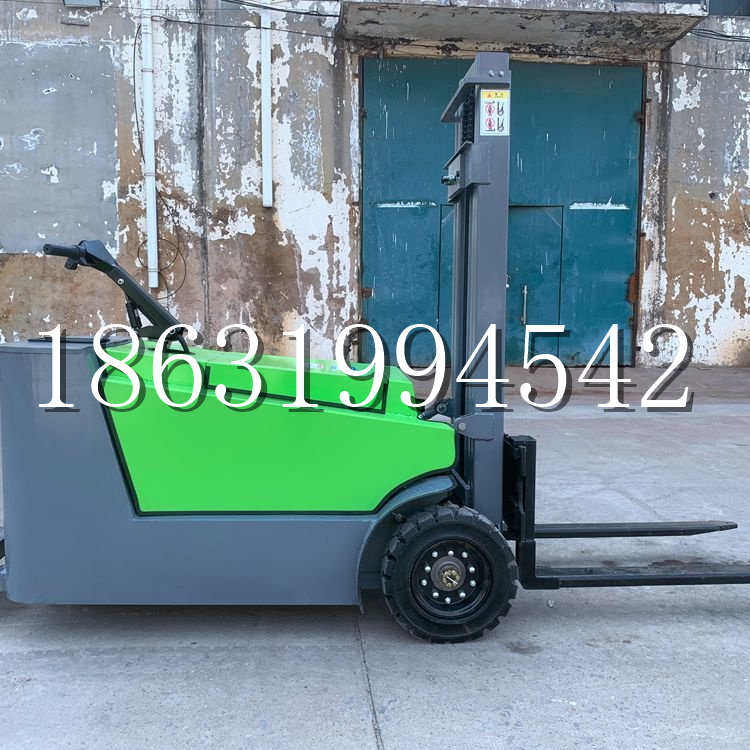 竹东镇小型电动叉车1吨2吨步行站驾式电瓶堆高充电装卸车液压升降车铲车